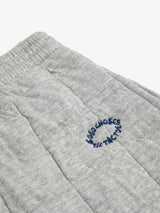 Quilted Jogging Pants | Heather Grey