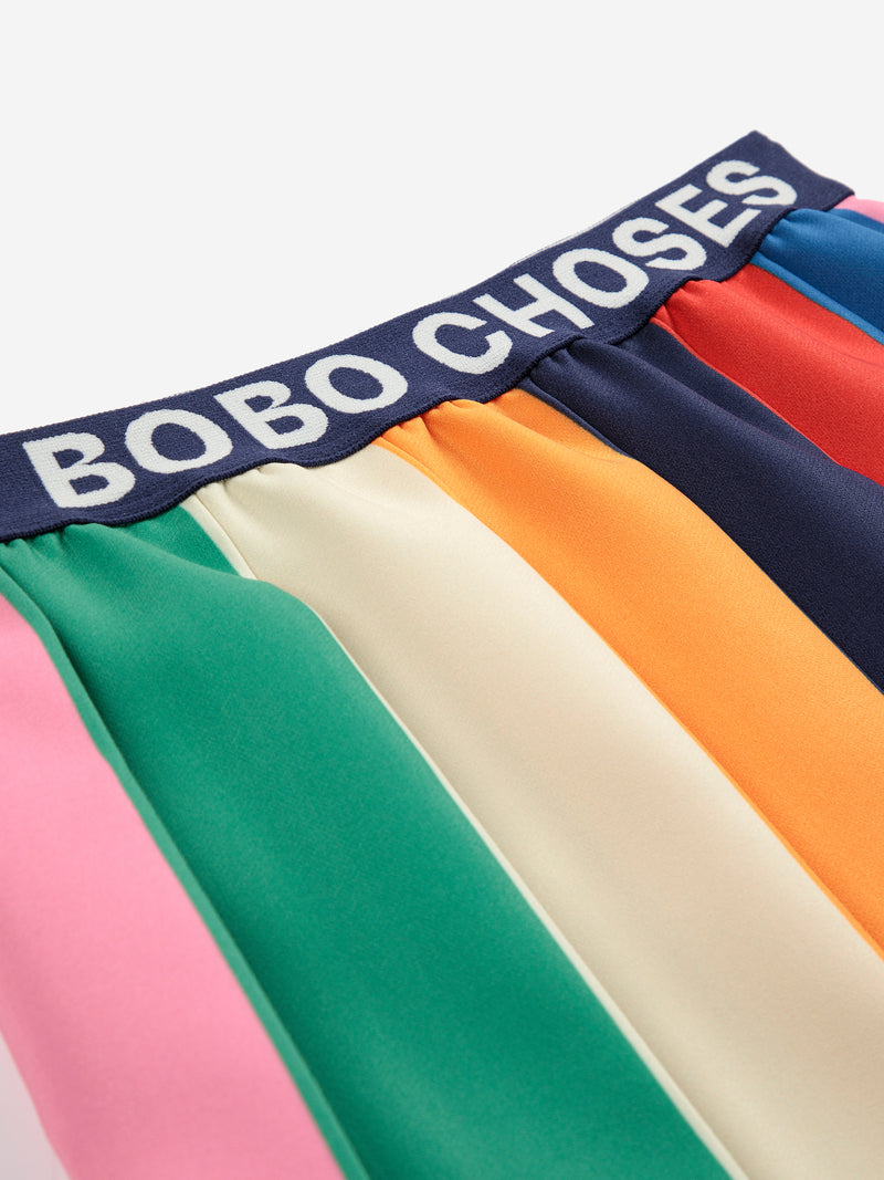 Bobo Color Block Pleated Skirt | Muticolor