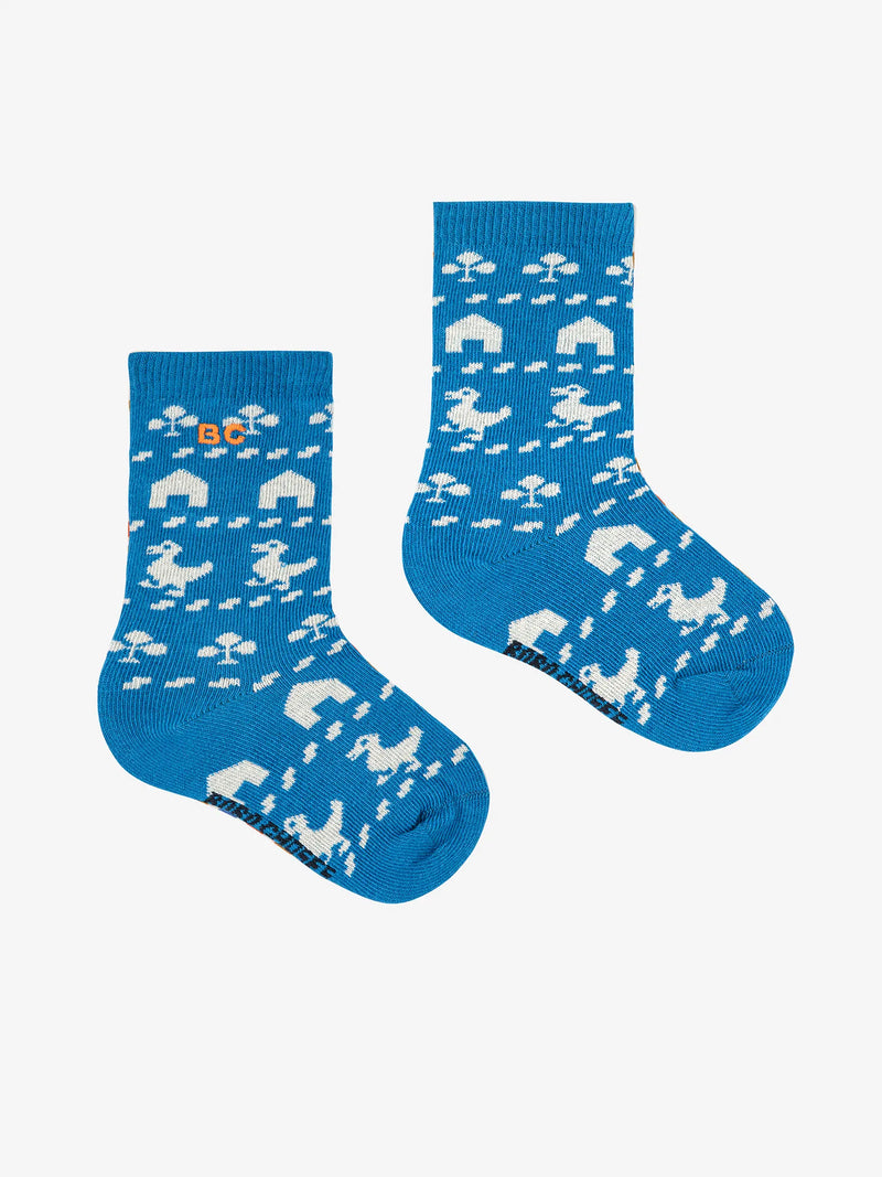 Bobo Choses Farm Long Socks | Multicolor