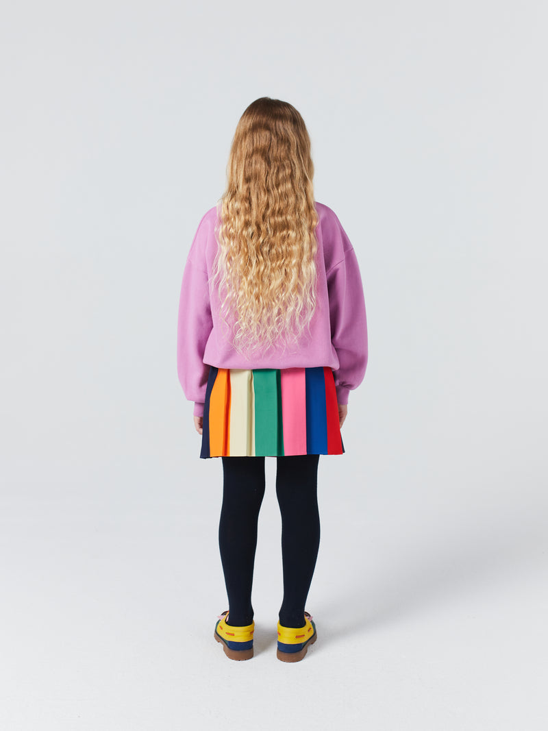 Bobo Color Block Pleated Skirt | Muticolor