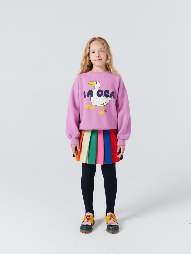 Bobo Color Block Pleated Skirt | Muticolor