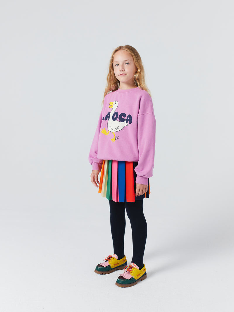 Bobo Color Block Pleated Skirt | Muticolor