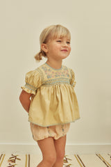 Baby Lula Embroidered Bloomer | Blush