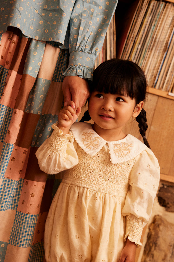 Carey Romper | Broderie