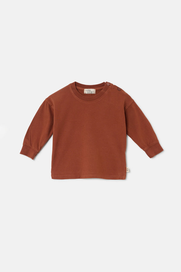 Basic Baby T-shirt - Brown