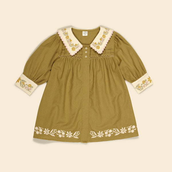 Bette Dress | Dried Moss