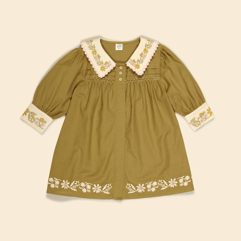 Bette Dress | Dried Moss