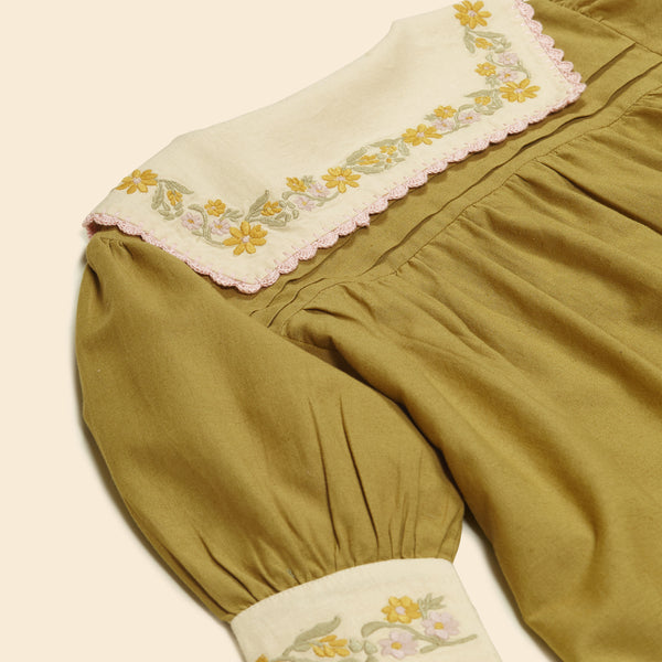 Bette Dress | Dried Moss