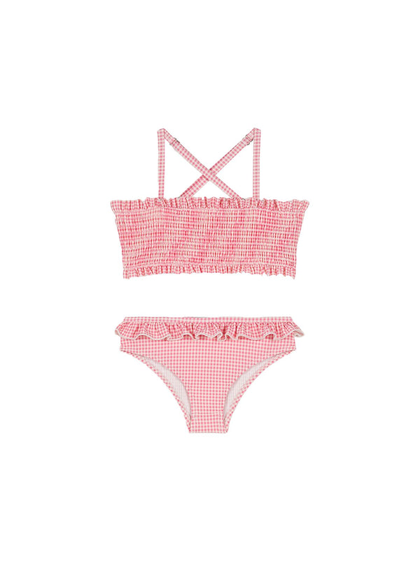 Bikini Set Akane | Pink Fragola Vichy