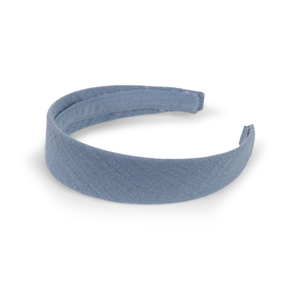 Cobalt Blue Bambula Flat Headband