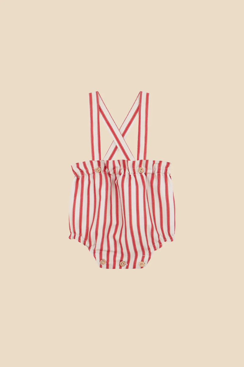 Red stripes straps bloomer