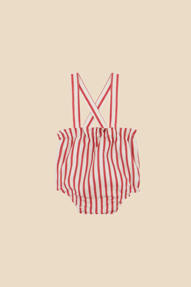 Red stripes straps bloomer