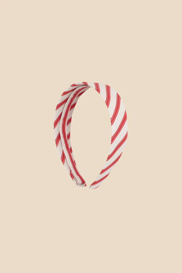 Flat Headband red stripes