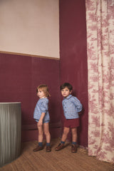 Burgundy Corduroy Short Pants Baby
