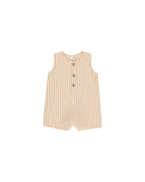 Maverick Romper | Grapefruit Stripe