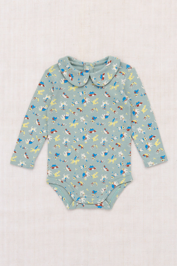 Baby Petit Collar Onesie | Overcast Circus
