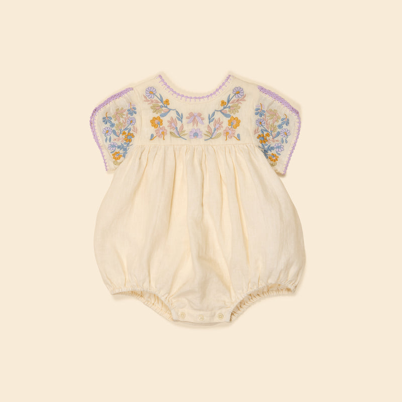 Baby Stevie Bubble | Cream | Marigold Modern Kids