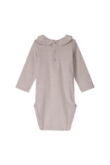 Baby Collar Onesie | Berry Cream