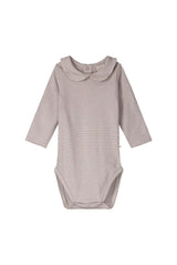 Baby Collar Onesie | Berry Cream