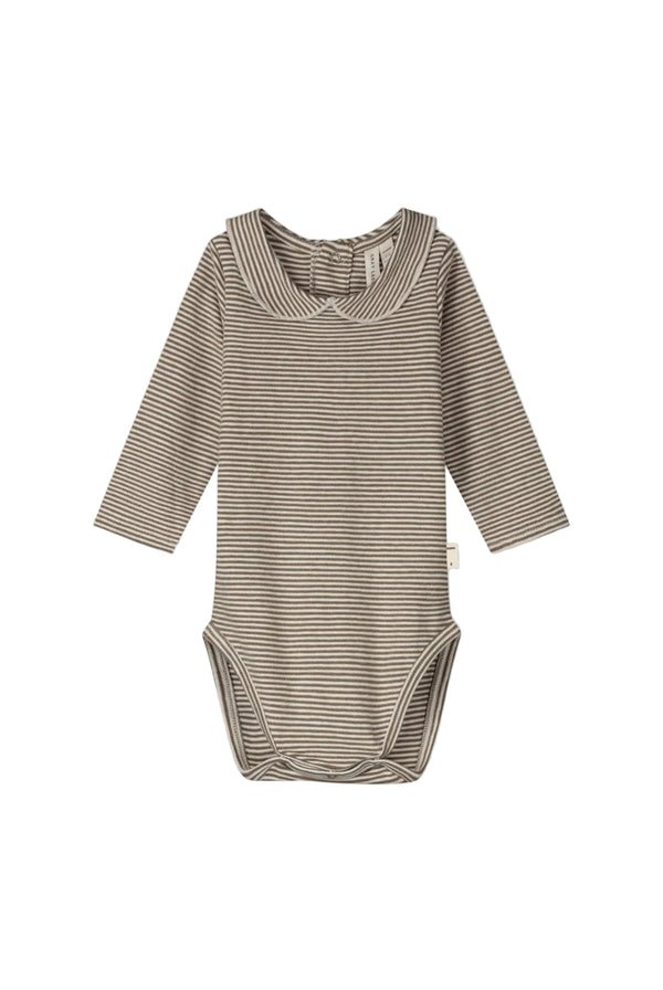 Baby Collar Onesie | Woody Cream
