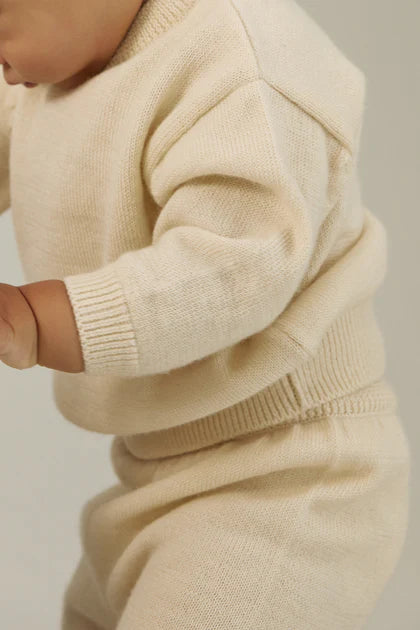 Baby Knitted Sweater | Cream