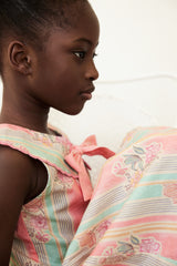 Florence Dress | Floral Stripe