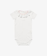 Belle Ruffle One-Piece | Rose Piping