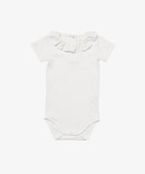 Belle Ruffle One-Piece | Vanilla Piping