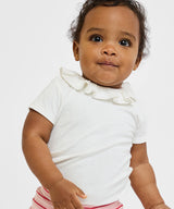 Belle Ruffle One-Piece | Rose Piping