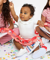 Belle Ruffle One-Piece | Rose Piping