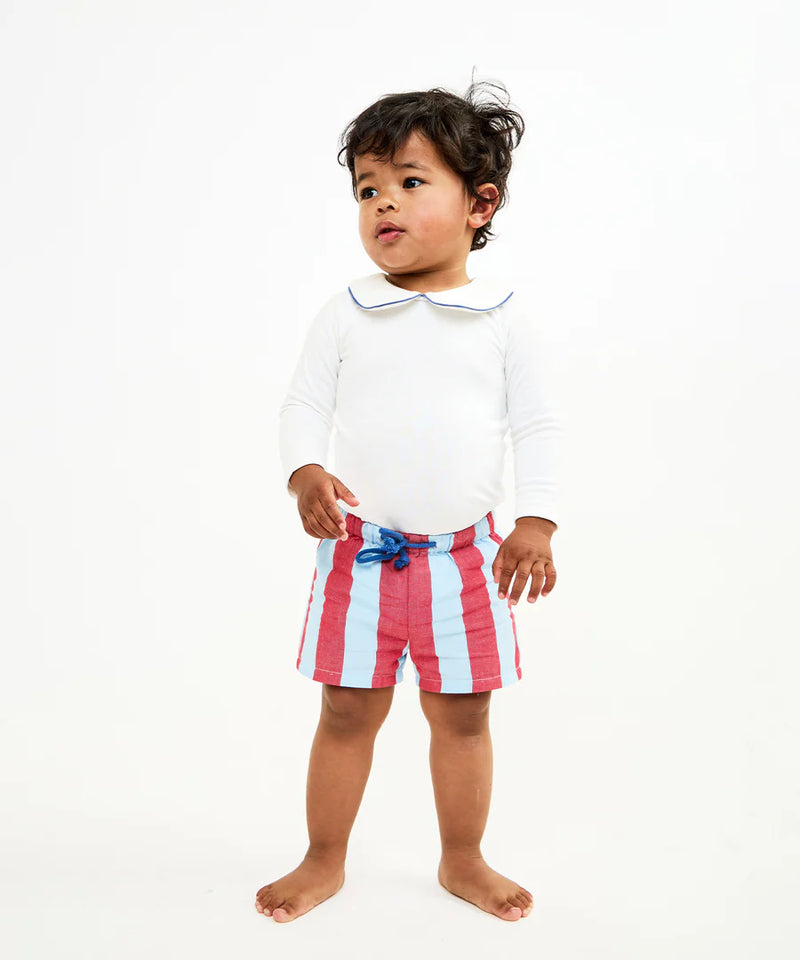 Baby Bingo Short | Cherry Stripe