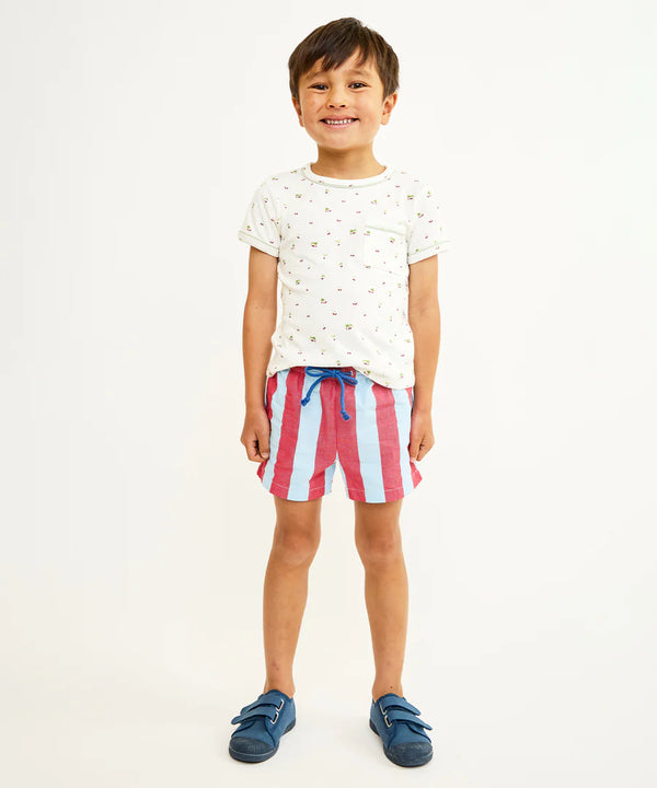 Bingo Short | Cherry Stripe