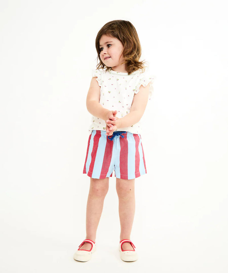 Bingo Short | Cherry Stripe