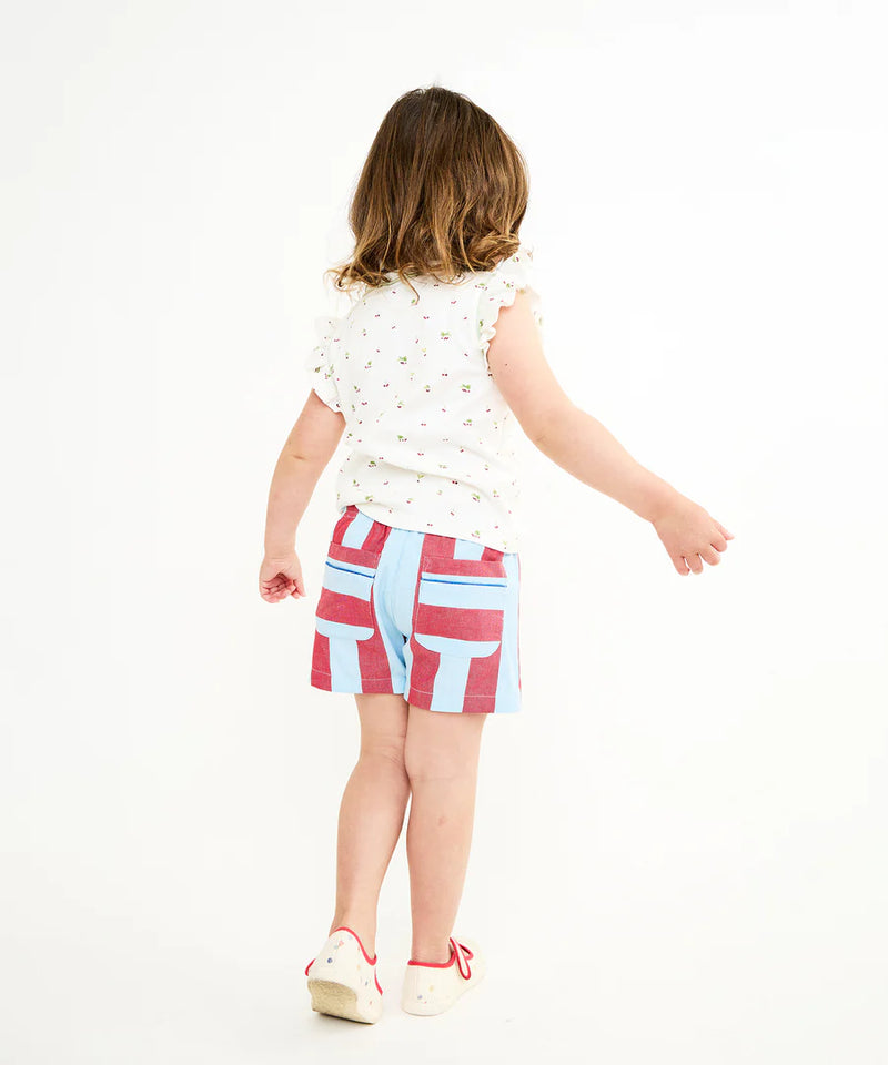 Bingo Short | Cherry Stripe