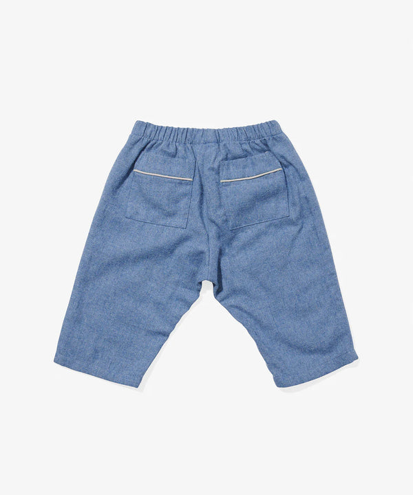Bowie Baby Pant | Blue Flannel
