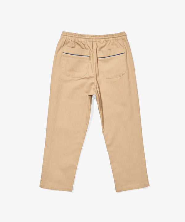 Bowie Pant | Khaki with Navy Ties