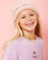 Cotton Candy Jeweled Beanie