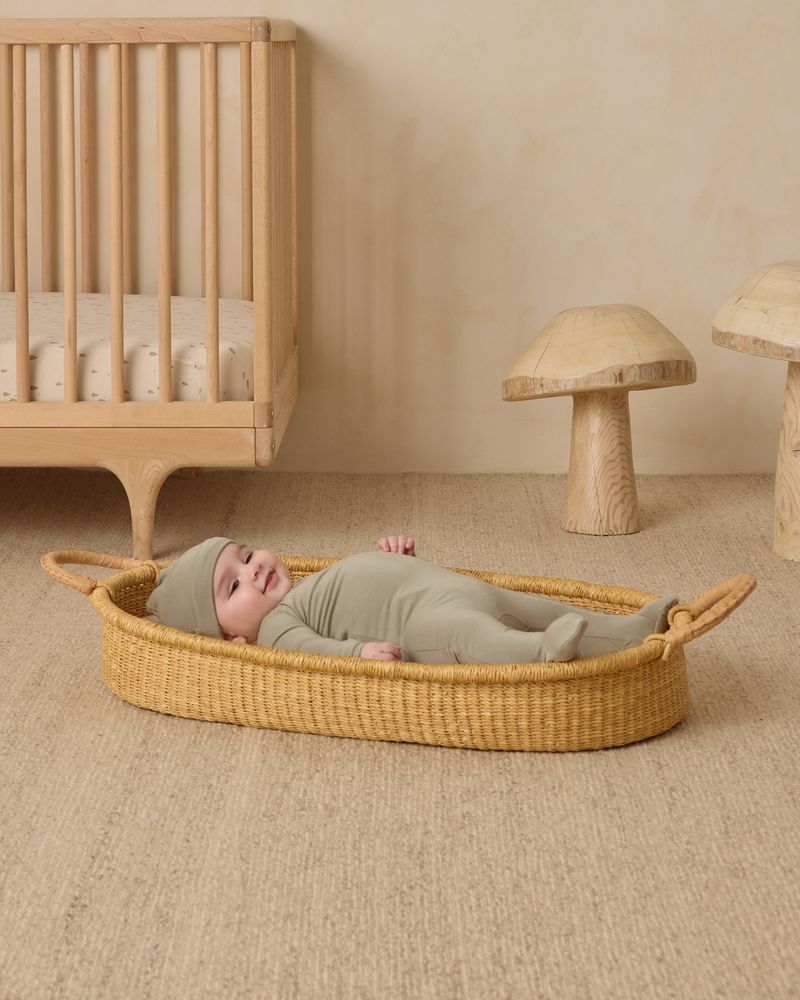 Bamboo Zip Footie | Fern