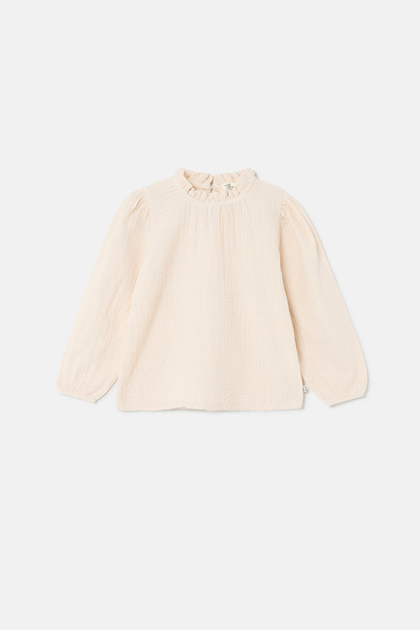 Soft Gauze Blouse - Stone