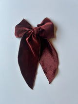 Velvet Bow | Oversized Girly