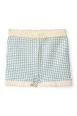 Check Jacquard Shorts | Dusty Blue Check