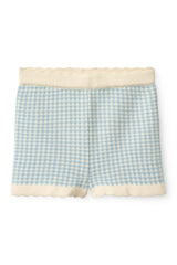 Check Jacquard Shorts | Dusty Blue Check