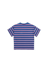 Ciclan T-Shirt | Deep Sea Blue Mini Stripes