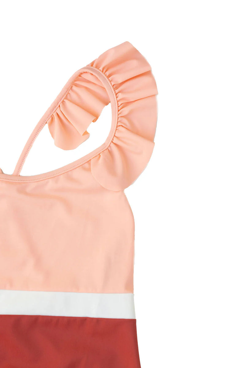 Coco One Piece | Terracotta and Peach Pink