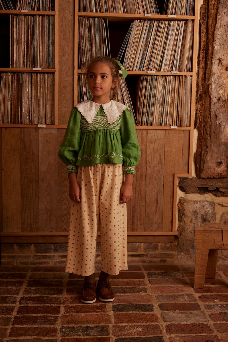 Cornelia Blouse | Retro Green