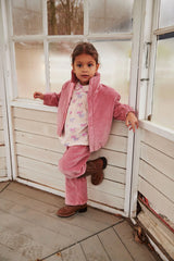 Unicorn Collared Blouse | Rose & Purple Unicorn