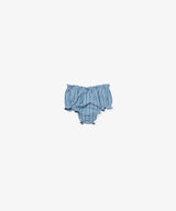 Clairette Dress | Navy Ladder Stripe