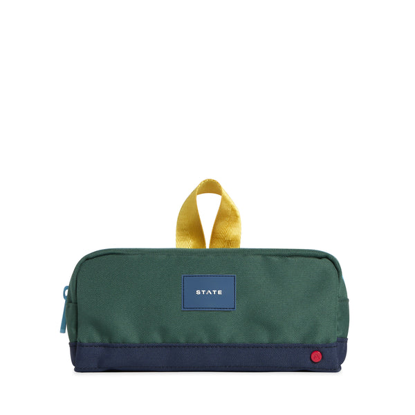 Clinton Pencil Case | Green\Navy