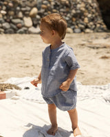 Woven Short | Chambray