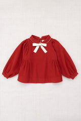 Corduroy Zora Blouse | Garnet